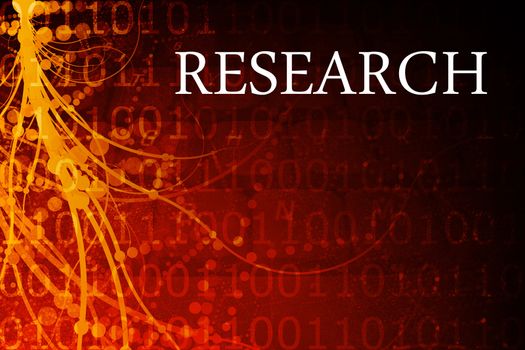 Research Abstract Background in Red and Black