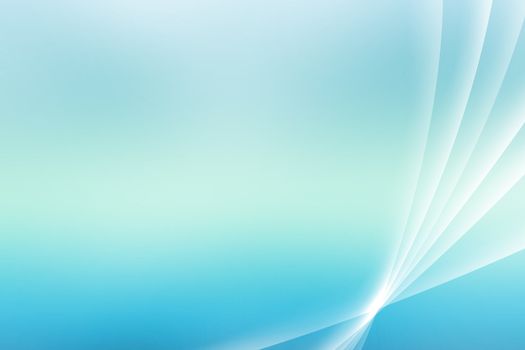 Blue Soothing Vista Curves Abstract Background Wallpaper