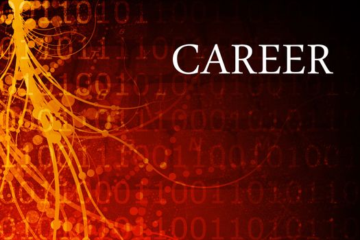 Career Abstract Background in Red and Black