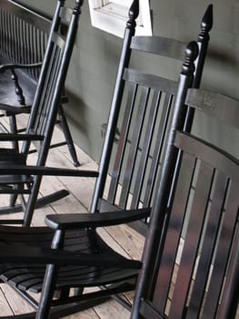 Rocking Chairs on a porch