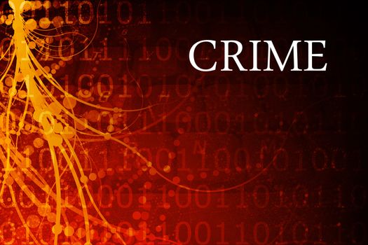 Crime Abstract Background in Red and Black