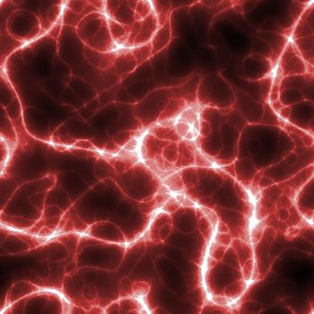 Seamless Electric Lightning Background in Red and Black