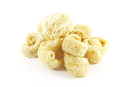 Chicharon a Popular Filipino Snack Made of Deep Fried Pork Skin