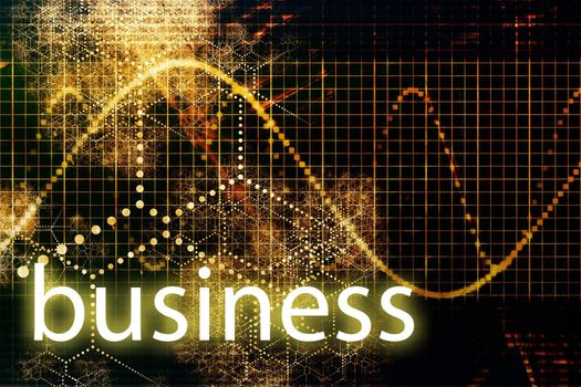 Business Abstract Technology Concept Wallpaper Background With Graph