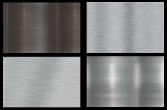 Polished Metal Abstract Background Texture With Smoothening