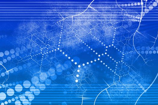 A Technology Industrial Network Abstract Background Wallpaper