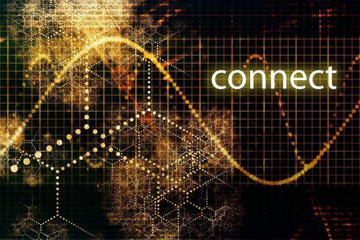 Connectivity Abstract Technology Business Concept Wallpaper Background