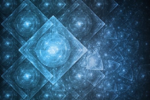 Bright Crystal Glowing Formation Abstract Background Wallpaper