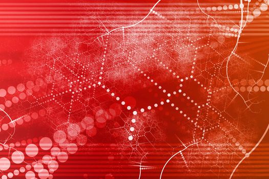 A Technology Industrial Network Abstract Background Wallpaper