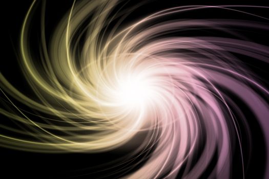 A Mysterious Swirl Ghost Lights Abstract Background