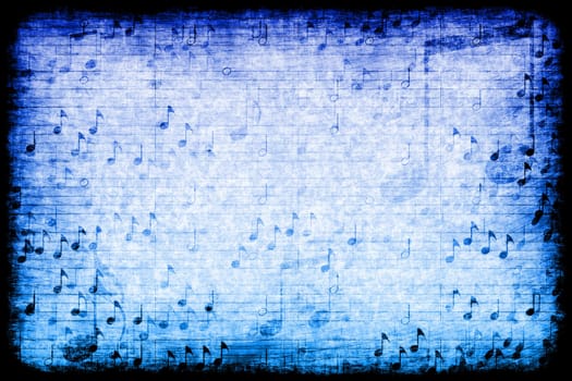 A Music Themed Abstract Grunge Background Texture
