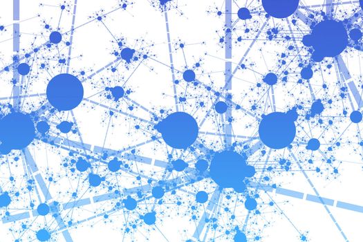 Futuristic Technology Data Flow Color Digital Abstract