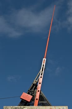 metronome on the letna plateau in Prague