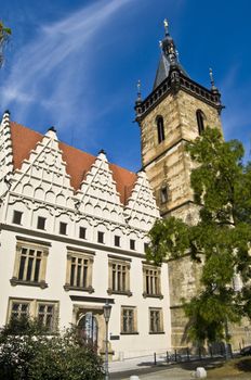 famous new town hall in Prague where the defenestrations took place