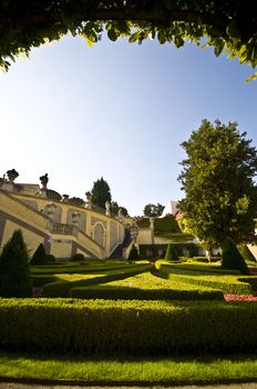 part of the beautiful Wrtba garden in Prague