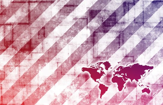 A Global Business Abstract Background Art Texture