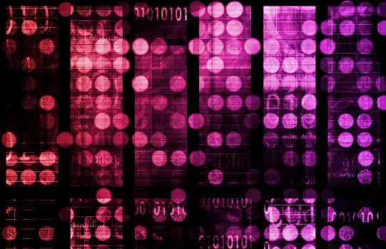Digital Background Internet Concept as a Art