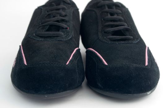 black gym shoes