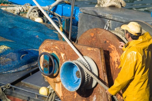  fisherperson on the ship
