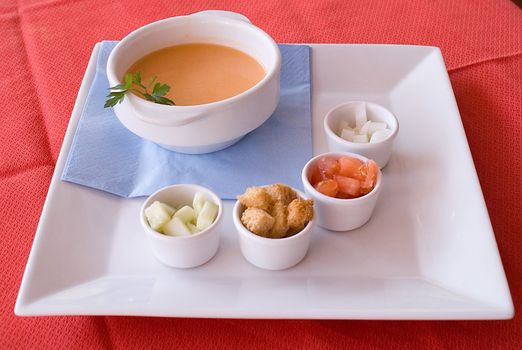 gazpacho soup , for restaurant
