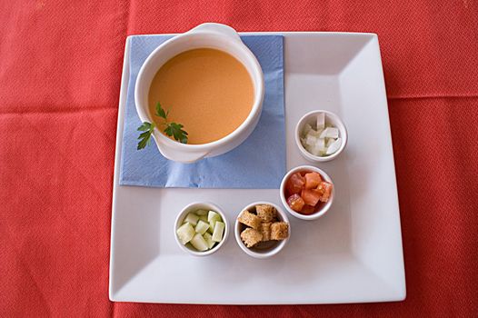 gazpacho soup , for restaurant
