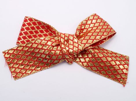 a red ribbon