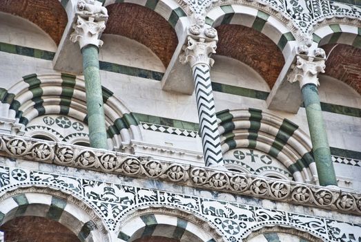 Architecture Detail in Lucca, Tuscany, Italy, October 2009