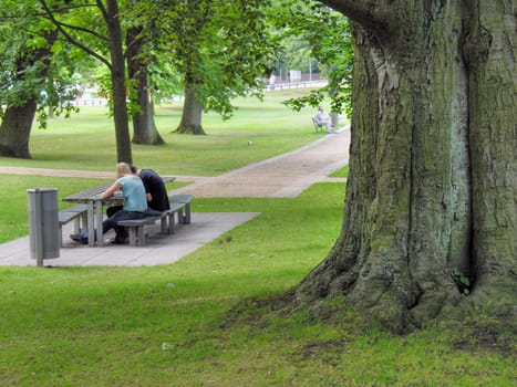 Park Activities in Travemunde, Germany, August 2006