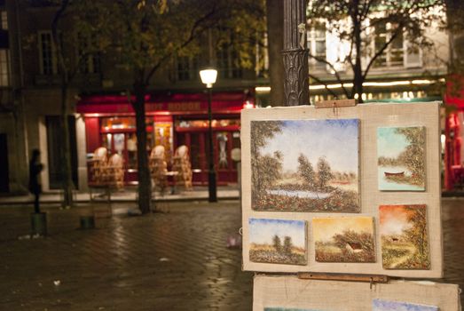 Detail of Montmartre,Paris in Winter, 2006