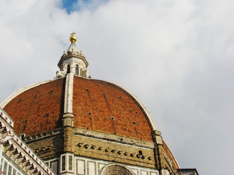 The dome of the Duomo in Florence, Italy.