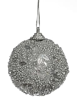 Silver christmas decoration