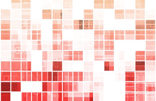 Digital Abstract Data Media As a Art