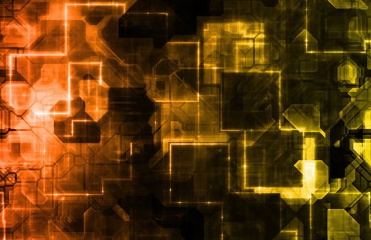 Technology Background Digital Energy as a Art