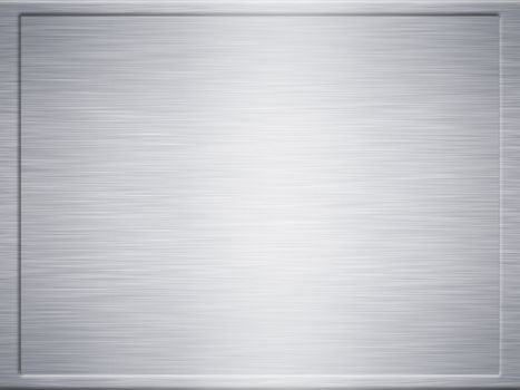 large framed sheet of brushed metal texture