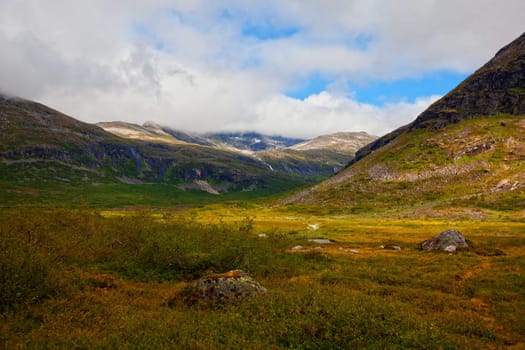 View of the beautiful nature of Stryn, Norway