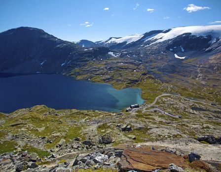 View of the beautiful nature of Stryn, Norway