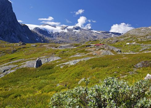 View of the beautiful nature of Stryn, Norway