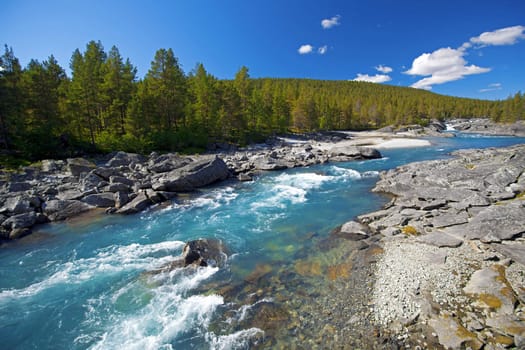 View of the beautiful nature of Stryn, Norway