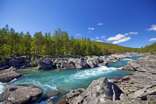 View of the beautiful nature of Stryn, Norway