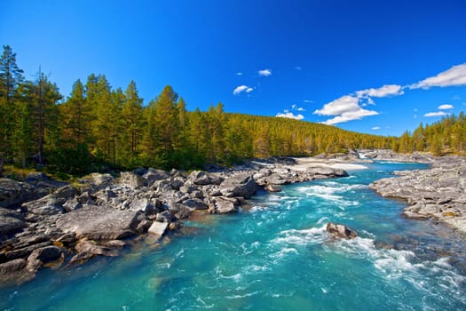 View of the beautiful nature of Stryn, Norway