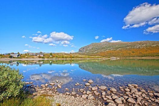 View of the beautiful nature of Stryn, Norway