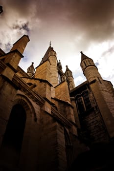 An old church in dijon city france