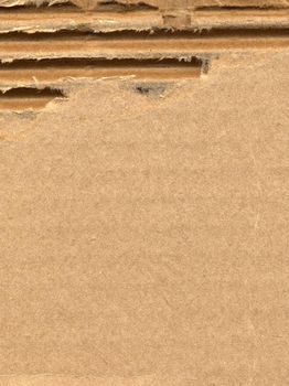 photograph of a damaged cardboard - Texture