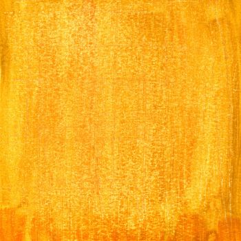 yellow and orange watercolor painted abstract with scratched paper texture, self made