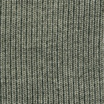 close-up of gray knitted wool sweater texture, vertical thread patterns