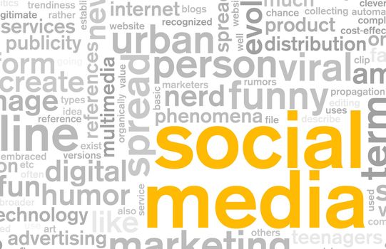 Social Media Concept as a Abstract Background