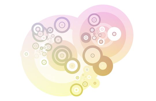 Simple and Minimal as Art Circles Background
