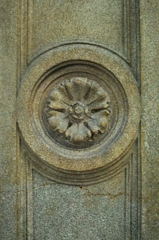 Stone flower ornament