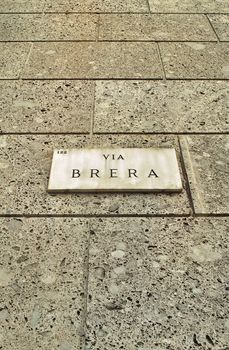 Brera is the famous street of fashion