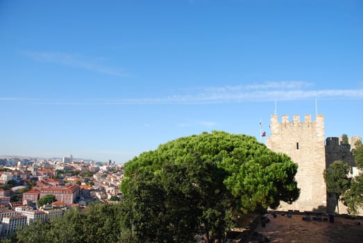 famous castle in Lisbon built on the II Century BC